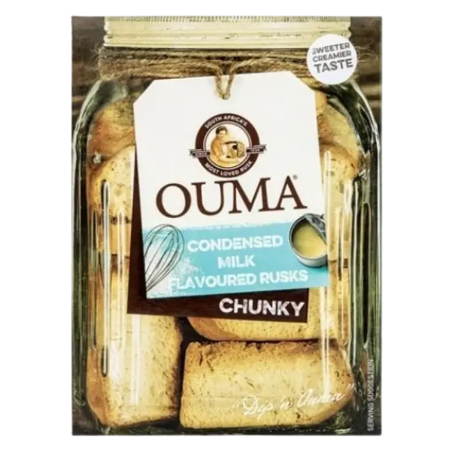 Ouma Rusks Condensed Milk South African dunking biscuits Taste of SA