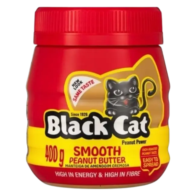 Black Cat Peanut Butter Smooth South African spread Taste of SA