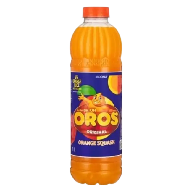 Brookes Oros Orange Squash 1L bottle South African cordial drink Taste of SA