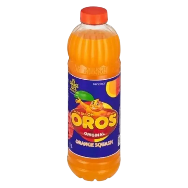 Brookes Oros Orange Squash 1L - Image 2
