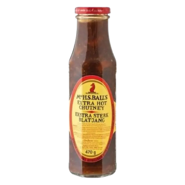 Mrs Balls Extra Hot Chutney South African fiery sauce Taste of SA