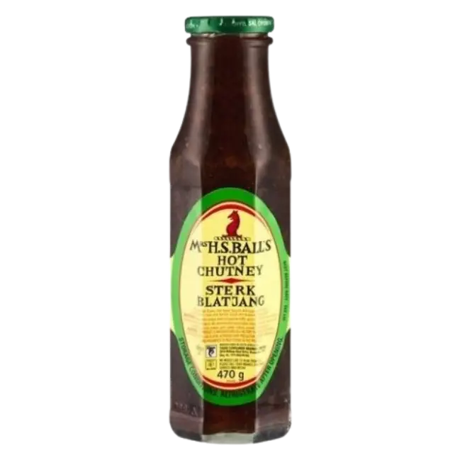 Mrs Balls Hot Chutney South African spicy sauce Taste of SA