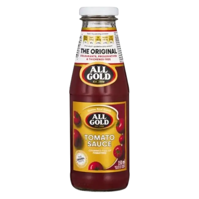 All Gold Tomato Sauce 350ml bottle South African ketchup Taste of SA