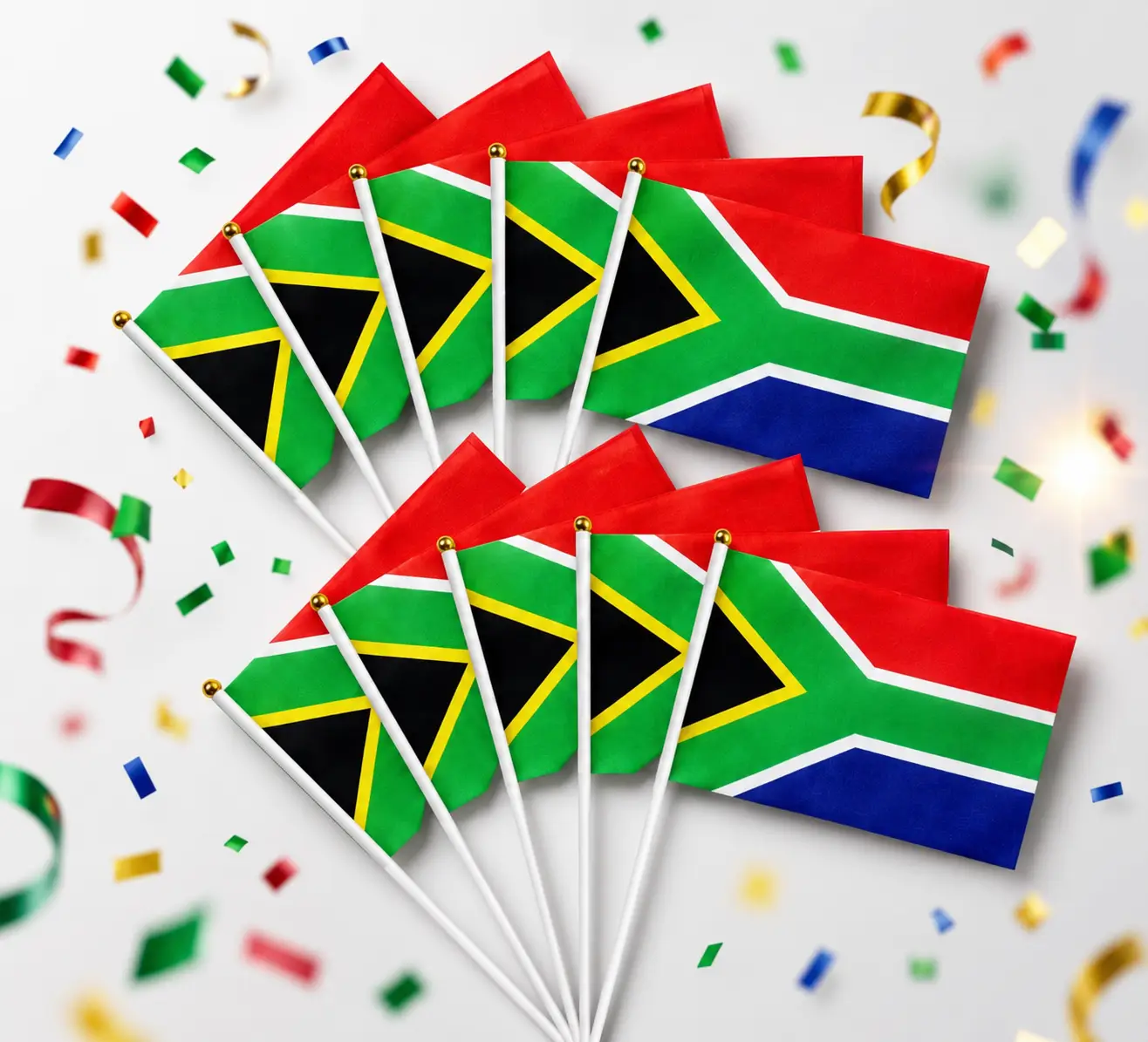 South African Stick Flags hand held mini flags Taste of SA