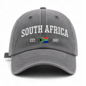 South African Cap Grey baseball hat Taste of SA